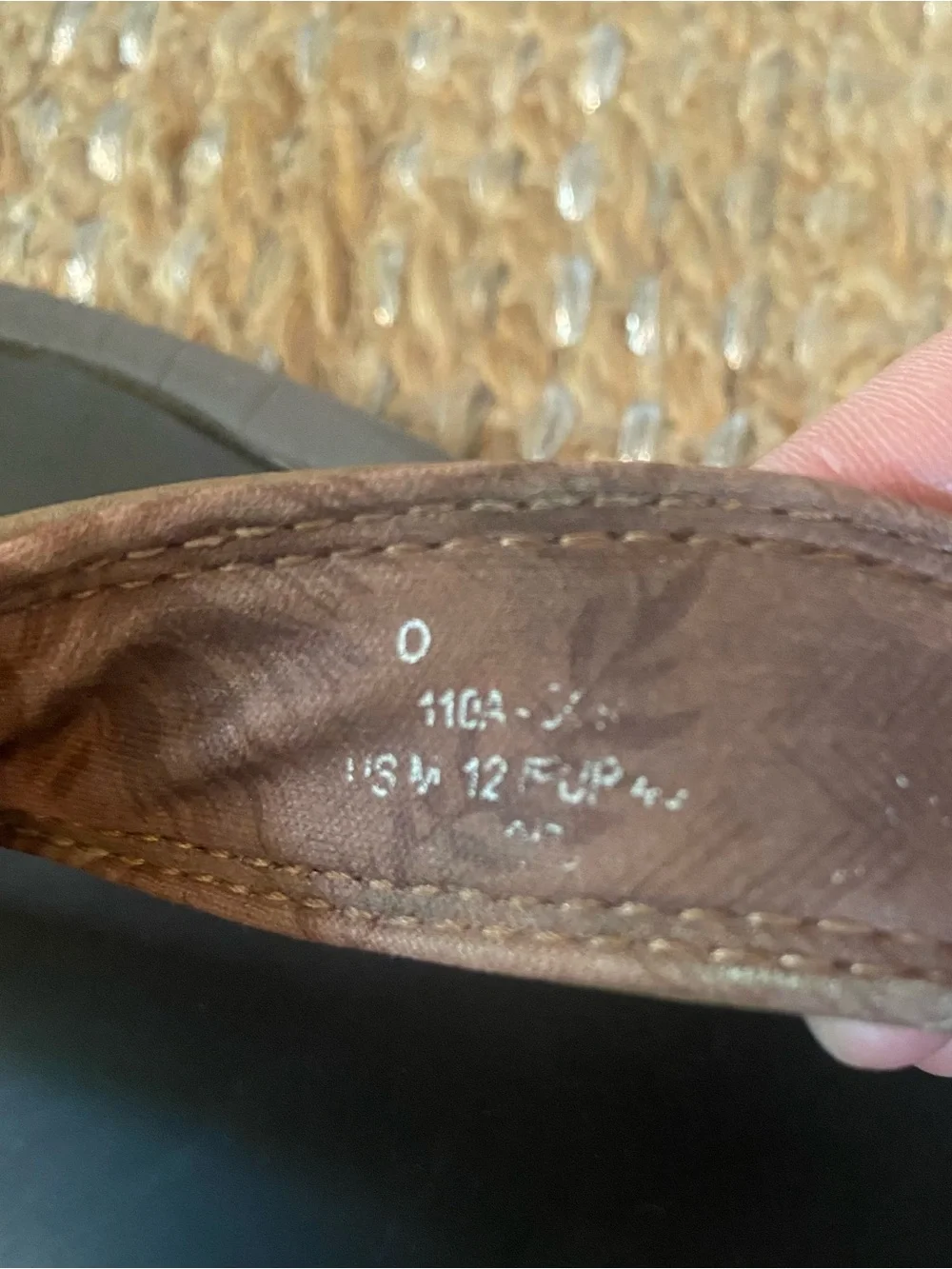 OluKai Ohana Men's Sandals Size 12 Brown Tan Comfort Flip Flops Beach Casual